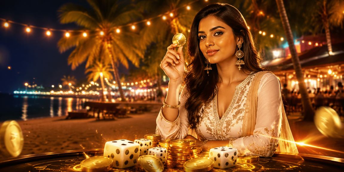 Dice game scene showcasing popular casino payments among Indian players